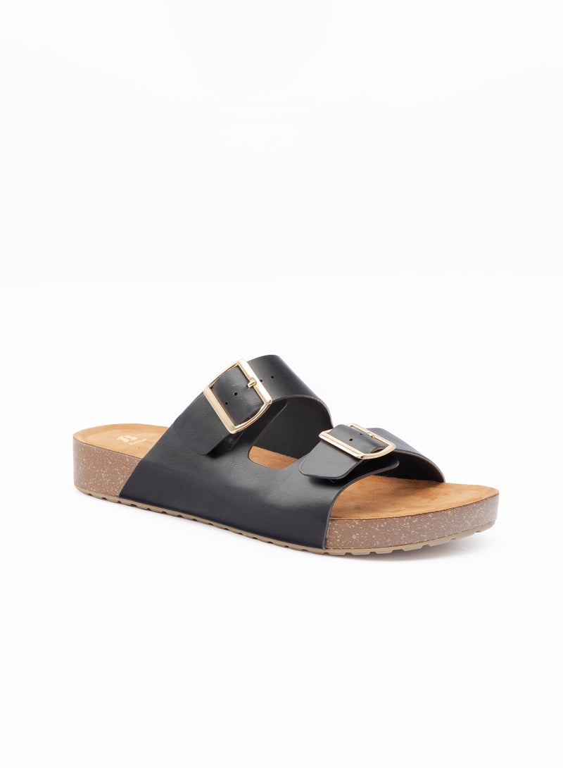 Bata Double‑Buckle Footbed Sandals - Image 2